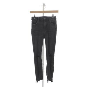 Hidden Womens Skinny Jeans Black Cotton Mid Rise Size 26